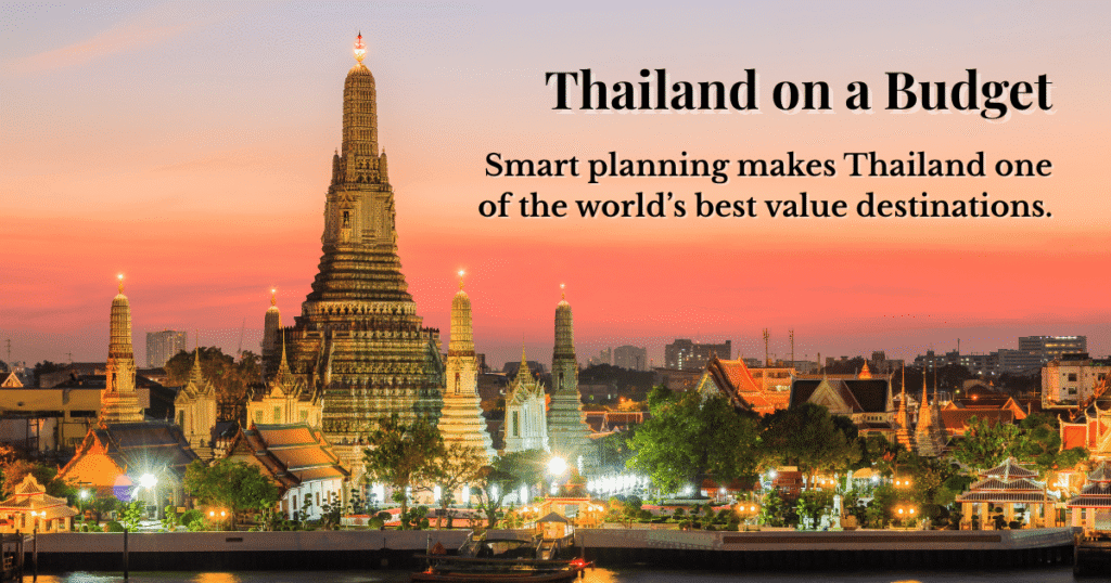 Affordable travel in Thailand