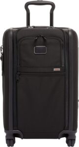 TUMI - Alpha International Expandable 4 Wheeled Carry-On - Rolling Carry On Suitcase for Domestic & International Travel - Black